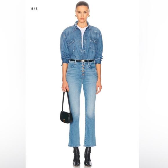 Mother The Pixie Hustler Ankle Jeans in Tarot Time 24 - Picture 8 of 8